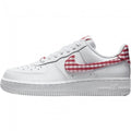 Nike Air Force 1 blanco Mystic Red gingham mujer - SKU 2575436