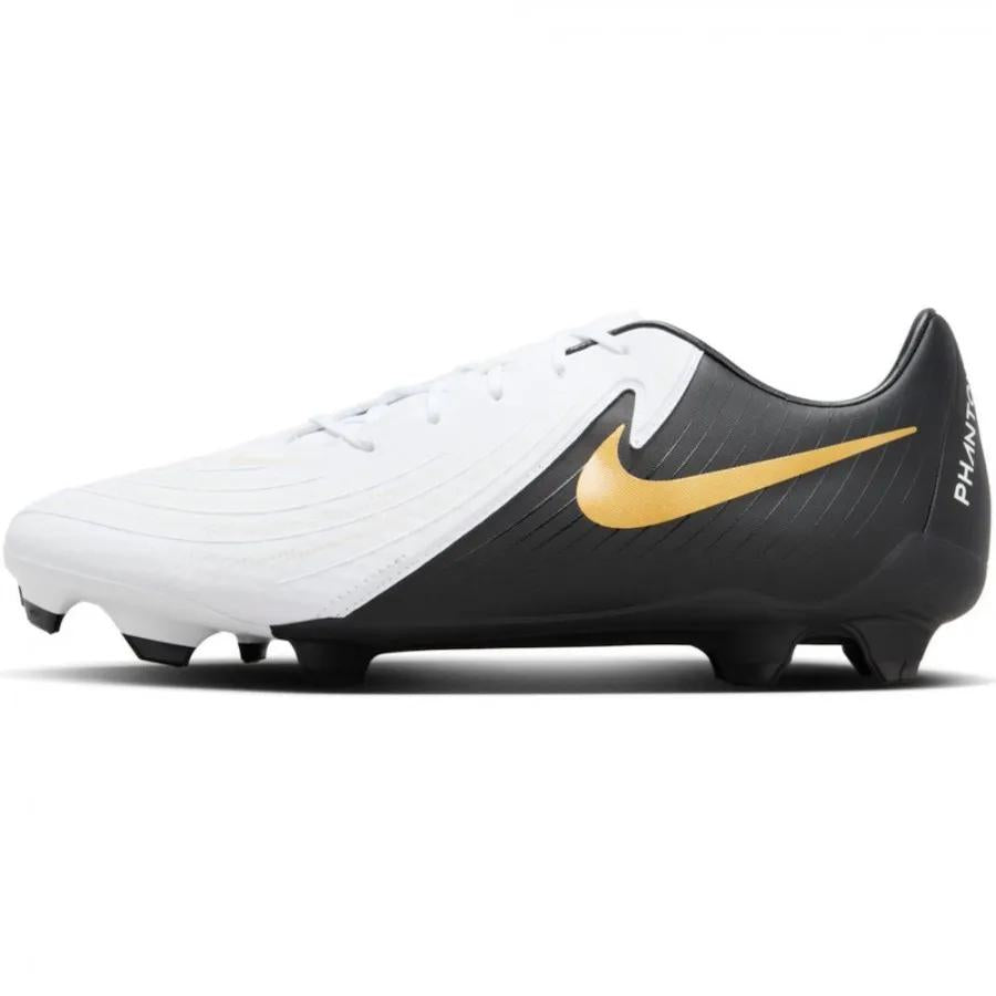 Nike Phantom Gx Ii Academy Fg/Mg Blanco/Negro/Gold Coin - Botines