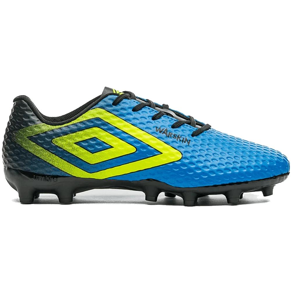 Umbro Warskin Azul/Verde Limon/Negro - Botines