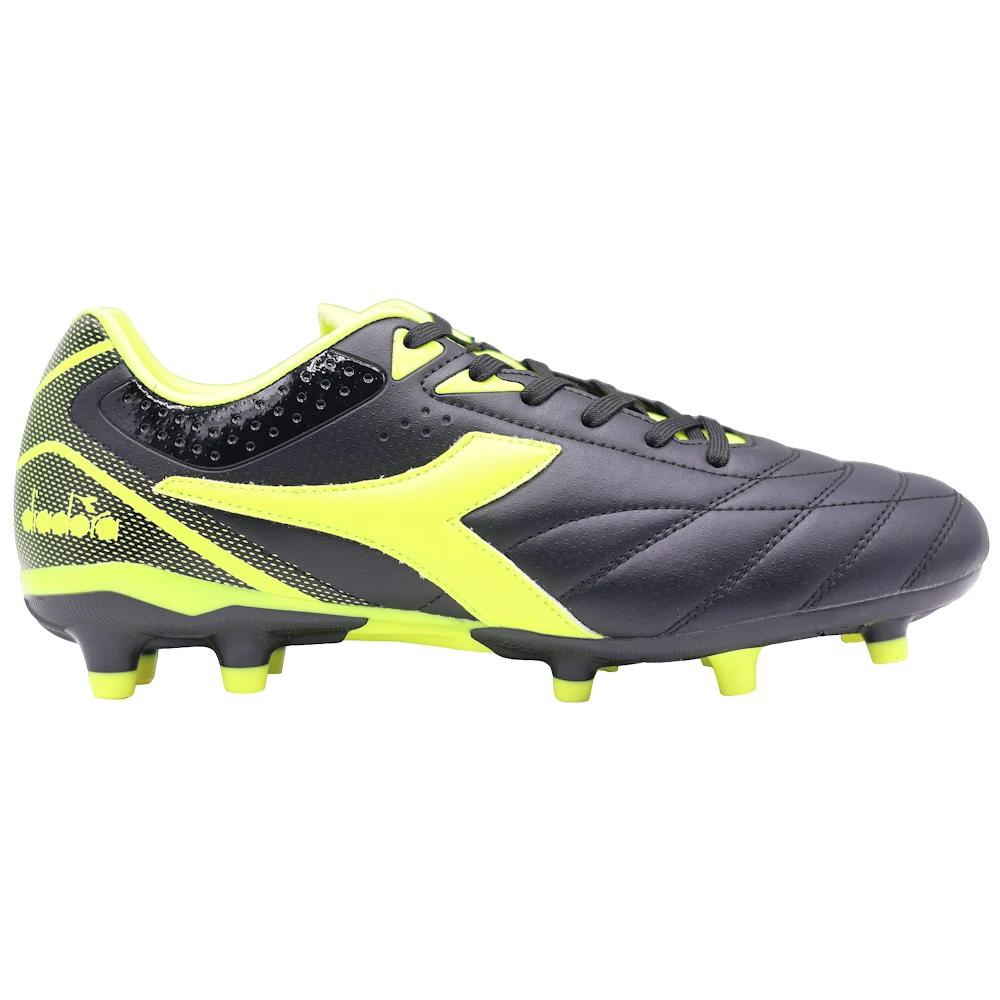 Diadora Tifosi Negro/Verde Fluor - Botines