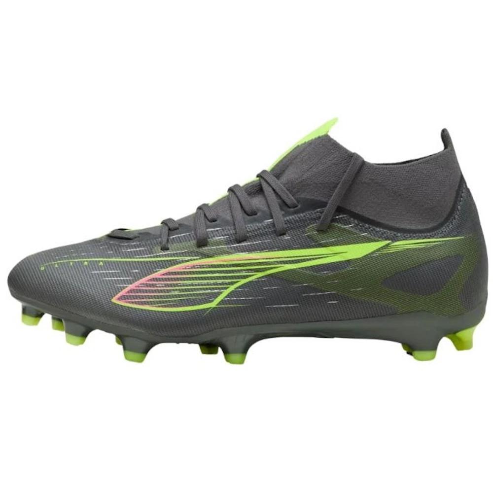 Puma Ultra 5 Match + Fg/Ag Gris/Verde - Botines