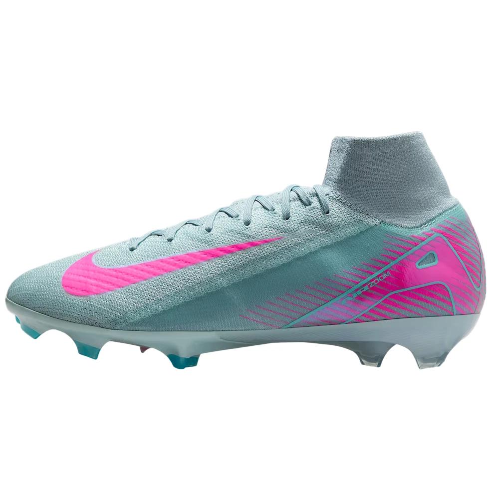 Nike Zm Superfly 10 Verde Agua/Rosado - Botines
