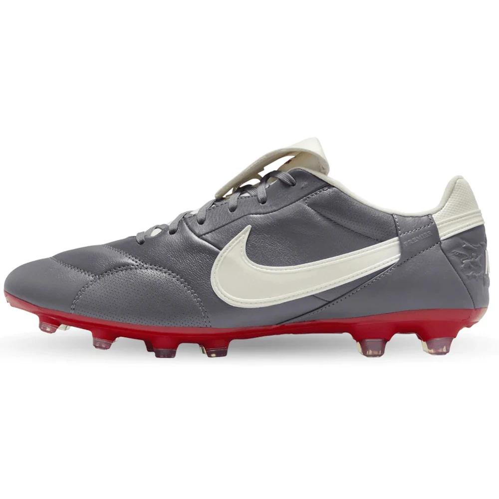 Nike The Nike Premier Iii U Fg Gris/Blanco/Rojo - Botines