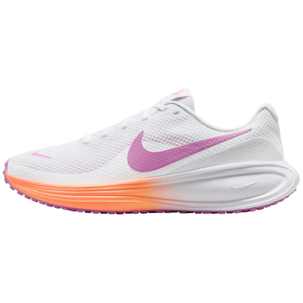 Nike Revolution 8 Blanco/Fucsia femenino, calzado Nike para mujer disponible en Elias Store.