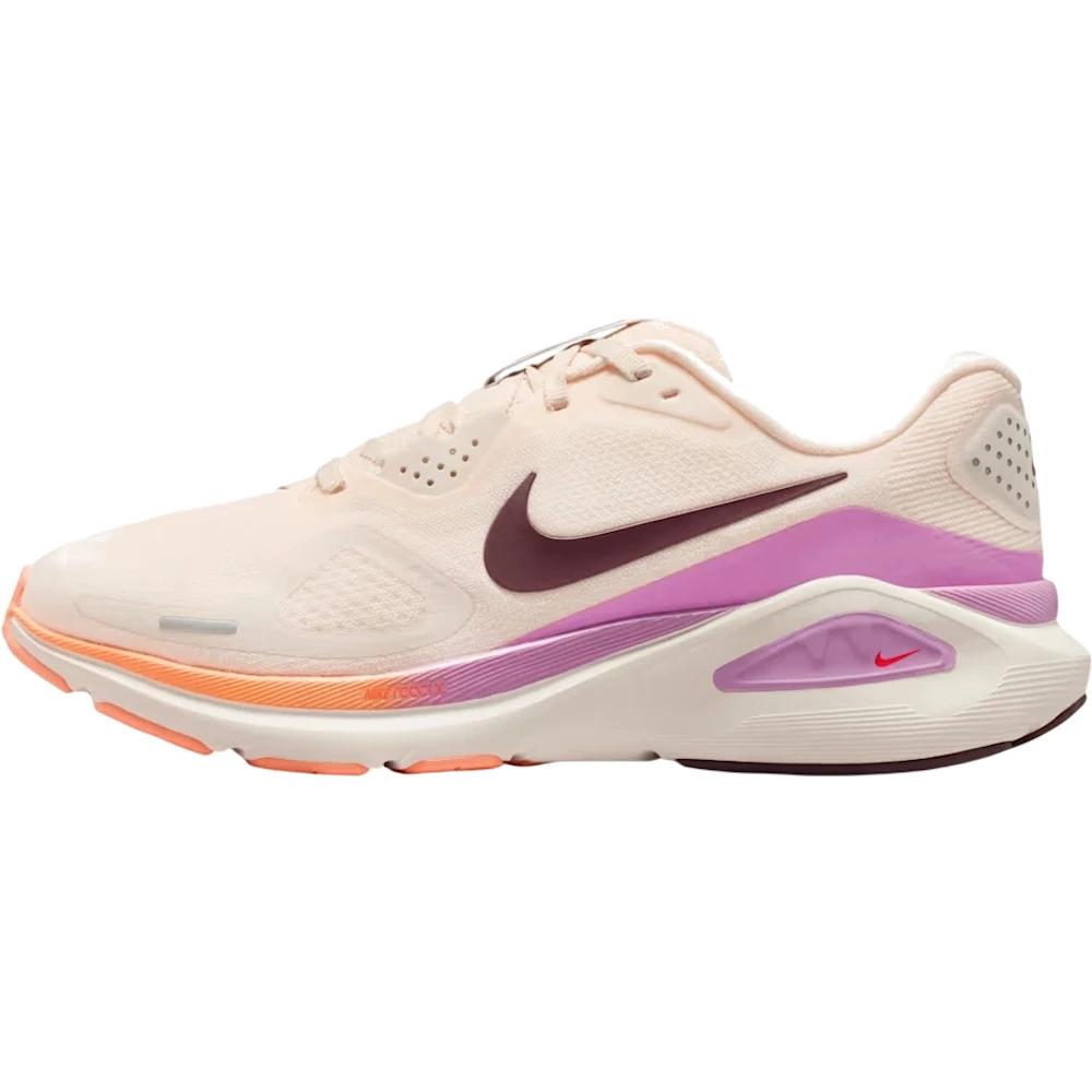 Nike Structure 26 Crema/Fucsia femenino, calzado Nike para mujer disponible en Elias Store.
